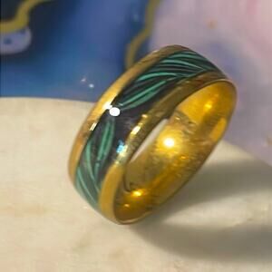 Stainless steel men’s unisex wedding band ring 11